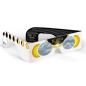 Preview: Sonnenfinsternis-Brille Sofi Solar Viewer AstroSolar® Silver/Gold - Weiß