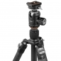 Preview: Omegon Pro 32mm Carbon-Dreibeinstativ inkl. Kugelkopf