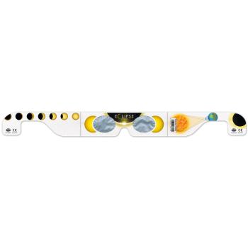 Sonnenfinsternis-Brille Sofi Solar Viewer AstroSolar® Silver/Gold - Weiß