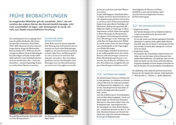 Kosmos Verlag Buch Kosmos Mars-Guide