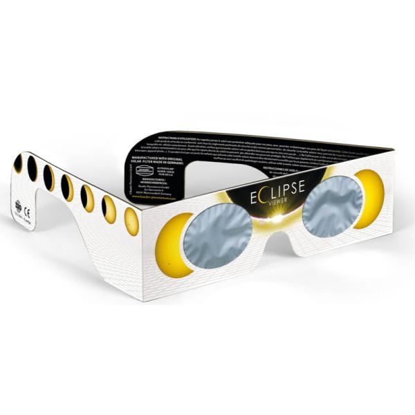 Sonnenfinsternis-Brille Sofi Solar Viewer AstroSolar® Silver/Gold - Weiß