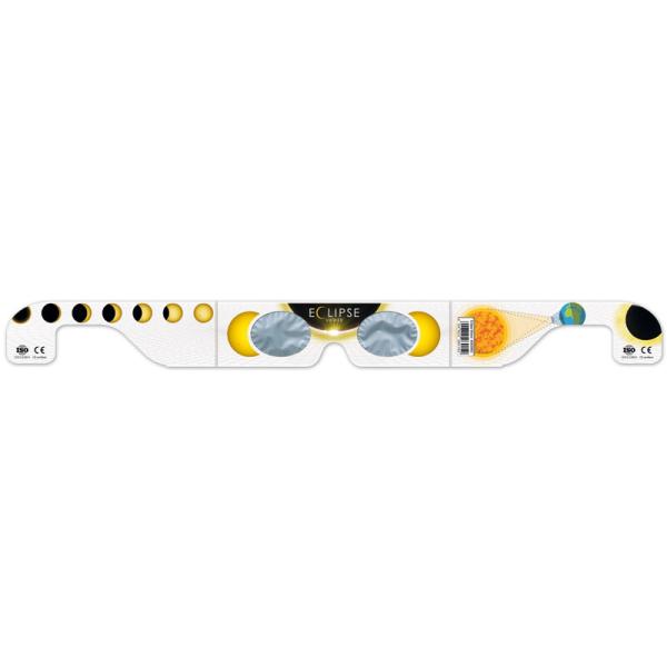 Sonnenfinsternis-Brille Sofi Solar Viewer AstroSolar® Silver/Gold - Weiß