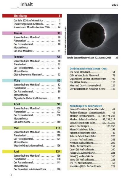 Kosmos Verlag Jahrbuch Himmelsjahr 2026