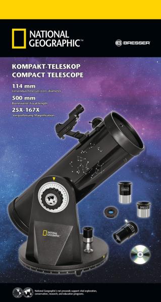 National Geographic Dobson Teleskop N 114/500 Kompakt